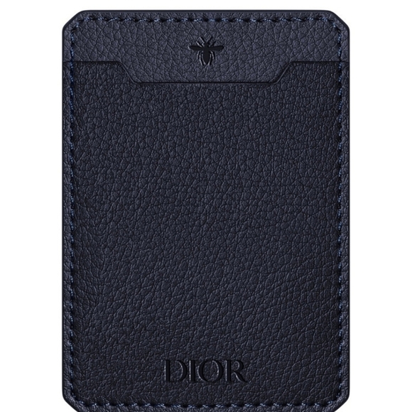 Dior Unisex Phone Card Holder Black - Picture 1 of 5